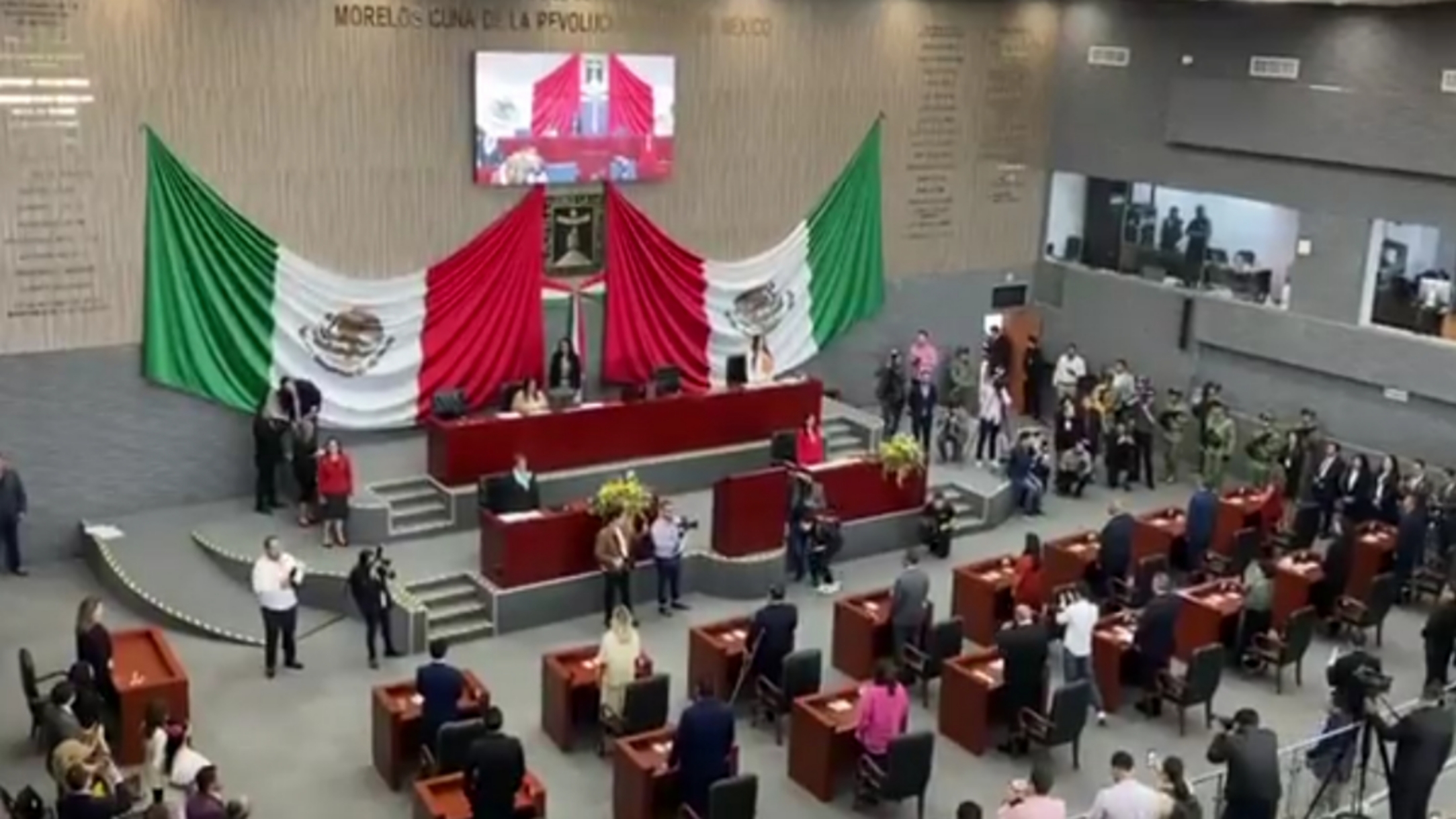 INSTALAN LVI LEGISLATURA DEL CONGRESO DE MORELOS