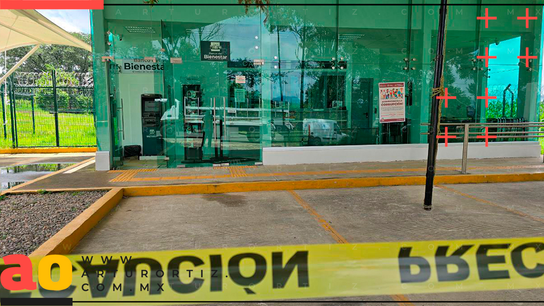 INTENTAN ROBAR UN BANCO DEL BIENESTAR EN OCUITUCO