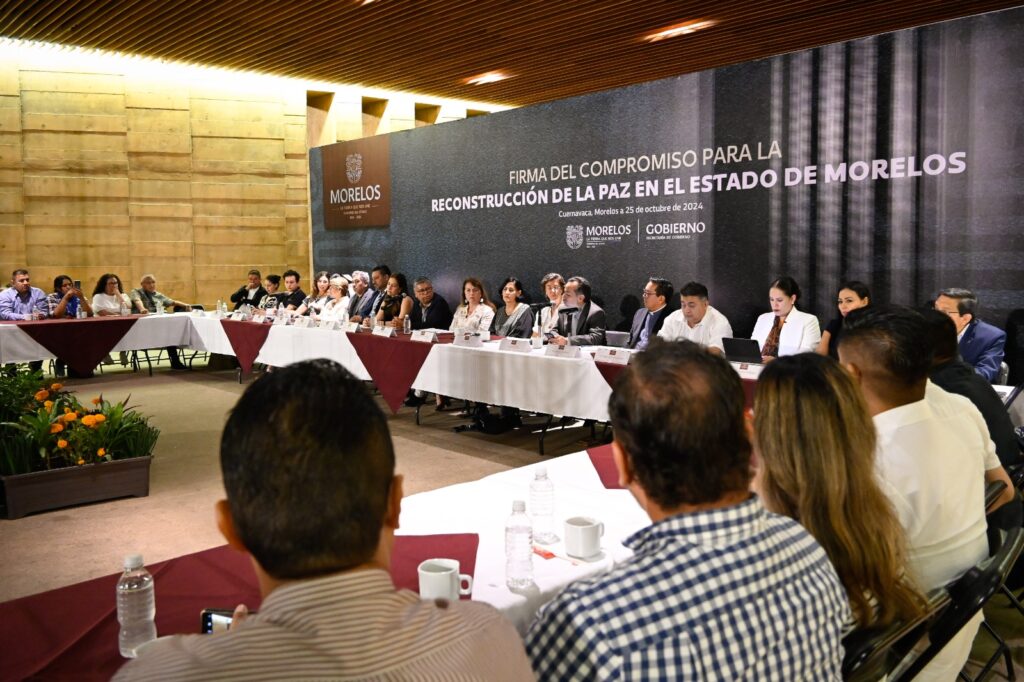 Asociaciones religiosas y el Gobierno de Morelos firmaron el “Pacto por la paz y la convivencia”.