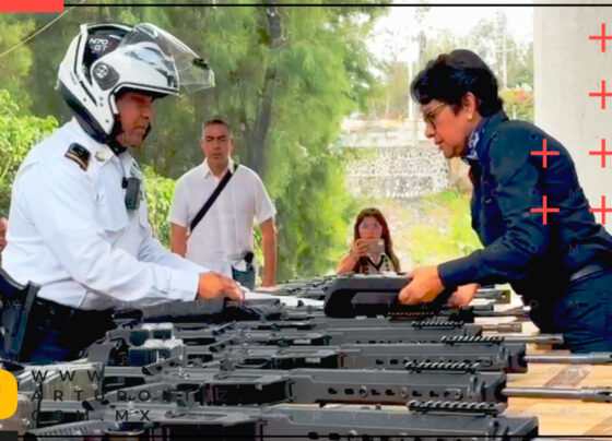 Los Policías de Cuernavaca recibieron 16 armas largas.