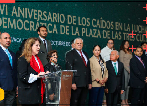 LVI Aniversario de los Caídos en la Lucha Democrática de la Plaza de las Tres Culturas.