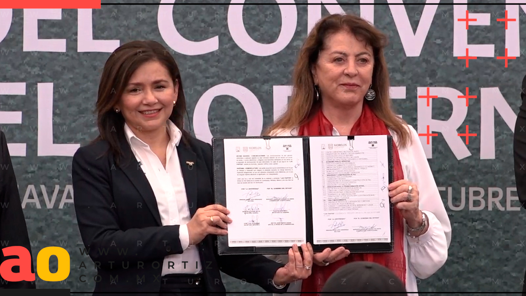 GOBIERNO DE MORELOS Y UAEM FIRMAN CONVENIO