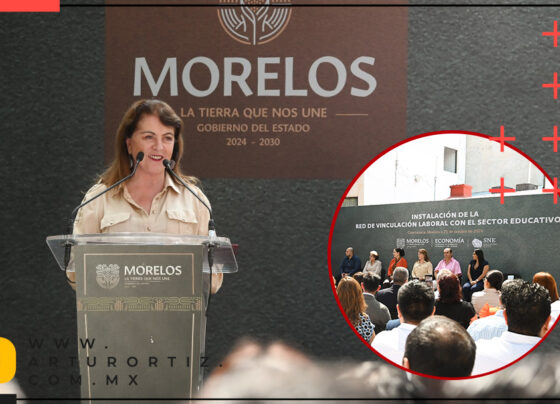 La gobernadora de Morelos presentó la Red de Vinculación Laboral para facilitar a los recién egresados de instituciones educativas a empleos formales.