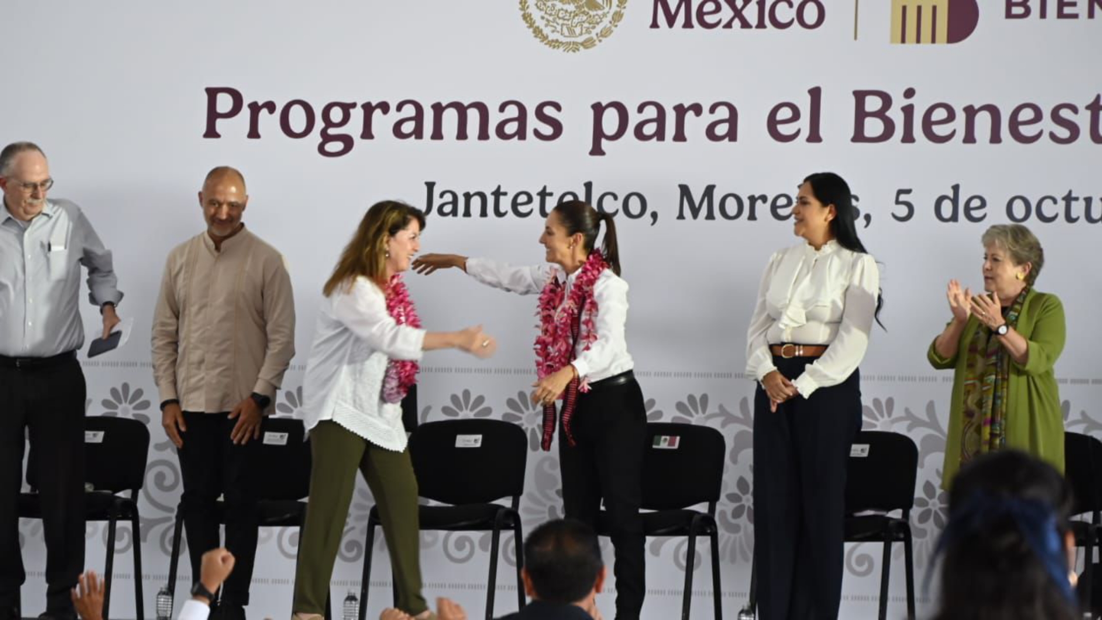 MARGARITA GONZÁLEZ SARAVIA Y CLAUDIA SHEINBAUM ANUNCIAN PROGRAMAS PARA EL BIENESTAR EN MORELOS