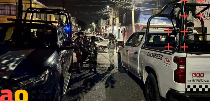 Durante los festejos a San judas Tadeo inició una pelea, donde dispararon armas de fuego.