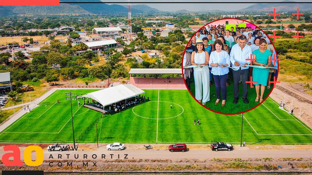 MARGARITA GONZÁLEZ SARAVIA INAUGURA CANCHAS DE FUTBOL EN TEPALCINGO