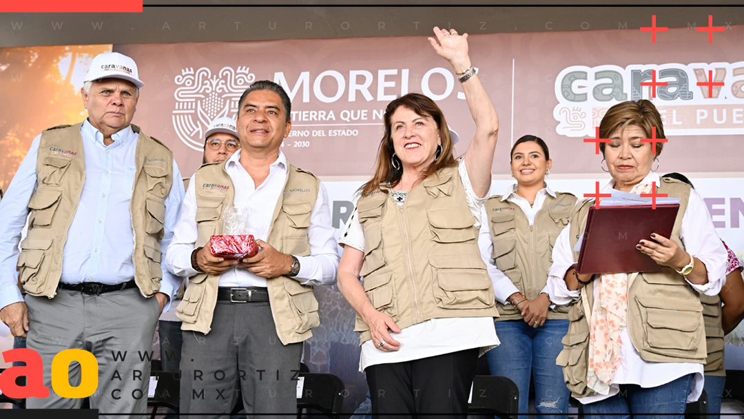 MARGARITA GONZÁLEZ SARAVIA INAUGURA LAS “CARAVANAS DEL PUEBLO” EN MORELOS