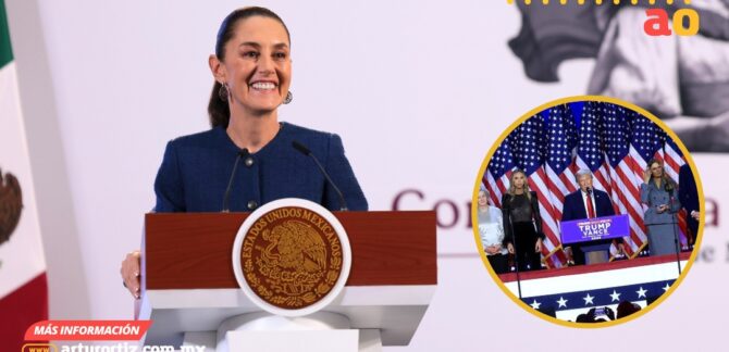 CLAUDIA SHEINBAUM FELICITÓ A DONALD TRUMP Y REAFIRMA COLABORACIÓN ENTRE MÉXICO Y ESTADOS UNIDOS