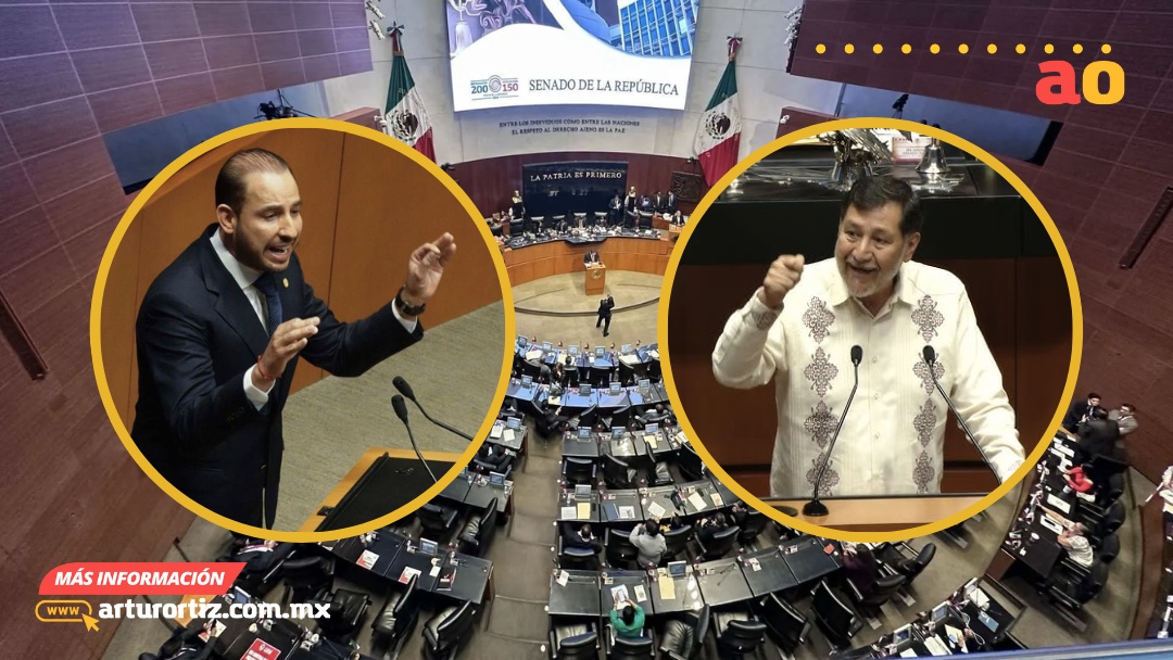 SE ENFRENTAN NOROÑA Y MARKO CORTÉS EN EL SENADO POR REFORMA JUDICIAL