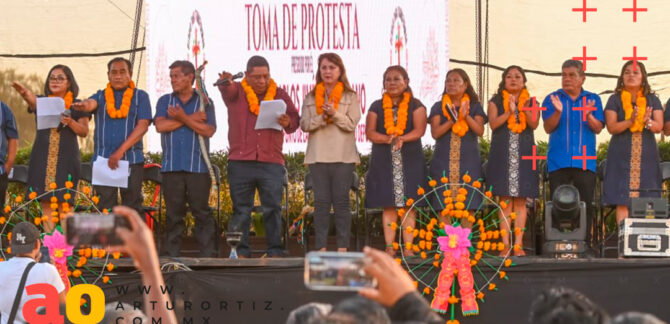 Gobernadora presencia toma de protesta Xoxocotla José Carlos Jiménez.