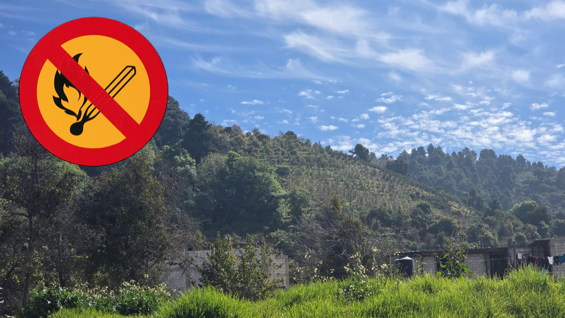 COLOCAN SEÑALÉTICAS EN CERROS DE HUEYAPAN PARA PREVENIR INCENDIOS