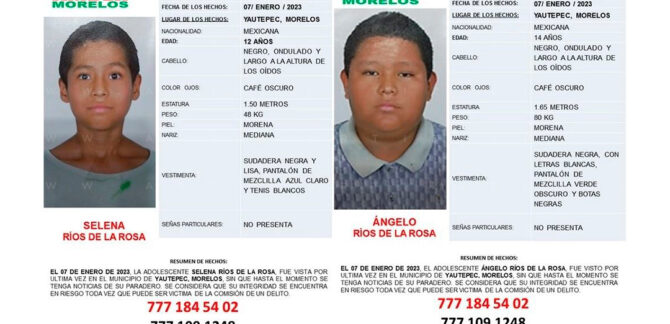 A dos años de la desaparición de dos hermanos en Yautepec, la Fiscalía de Morelos sigue sin avances; familia exige justicia y resultados.