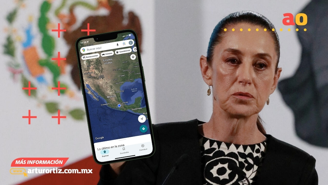 SHEINBAUM ENVIARÁ CARTA A GOOGLE POR CAMBIO DE NOMBRE DEL GOLFO DE MÉXICO