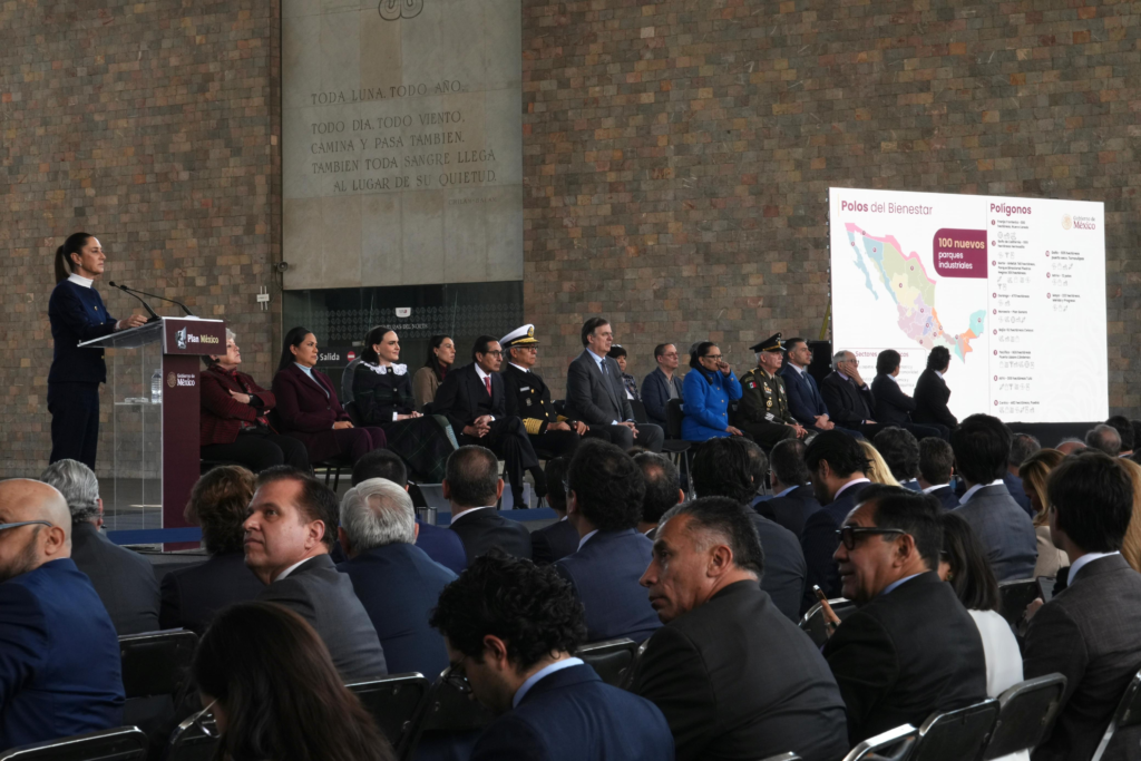 La presidenta Claudia Sheinbaum presentó el Plan México