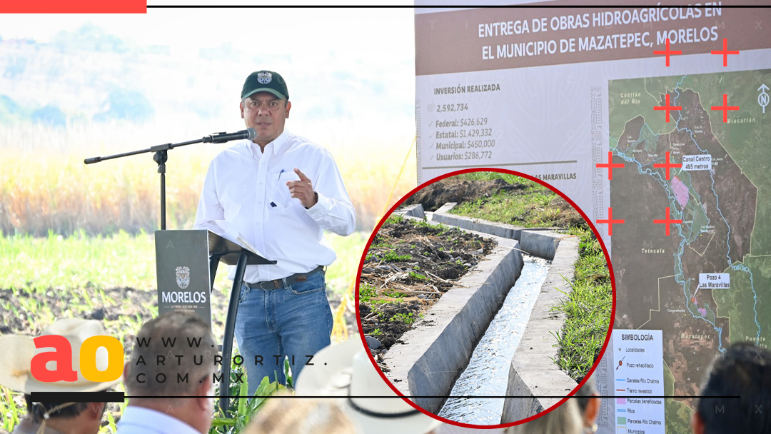 INAUGURAN OBRAS HIDROAGRÍCOLAS EN CUAUCHICHINOLA Y MAZATEPEC