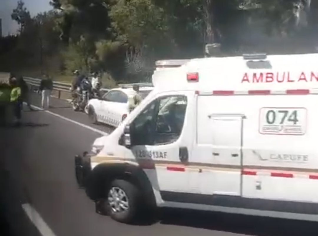 MOTOCILISTA PIERDE LA VIDA EN LA AUTOPISTA MÉXICO-CUERNAVACA