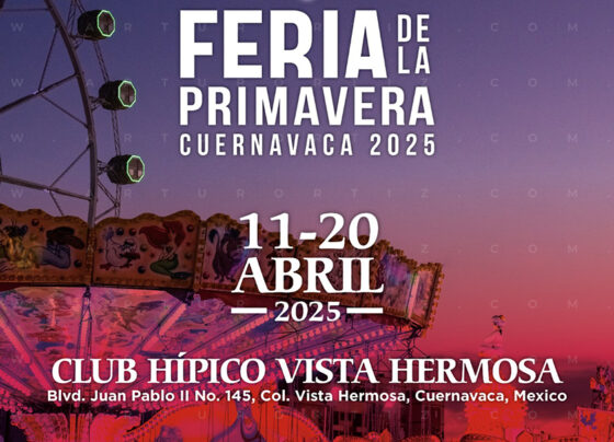 Disfruta la Feria de la Primavera Cuernavaca 2025 del 11 al 20 de abril
