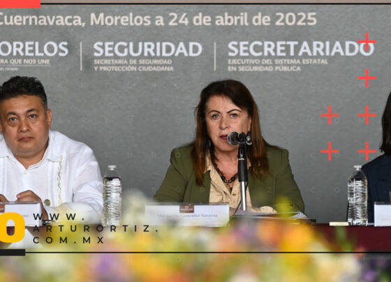 Gobernadora instala Consejo Estatal de Seguridad Morelos