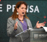 Gobernadora presenta Pase Olin Transporte gratis para universitarios Morelos
