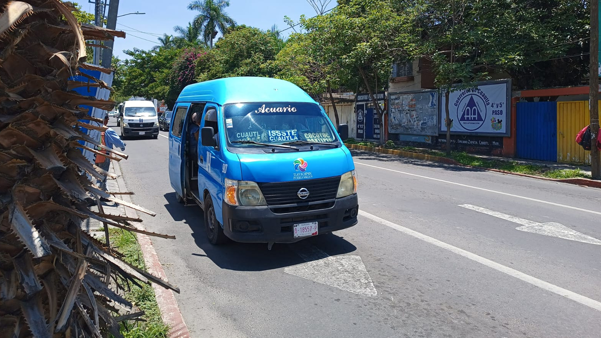 SIGUEN LAS AMENAZAS EN CONTRA DEL TRANSPORTE PÚBLICO EN TLAYACAPAN