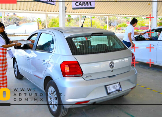 Canje de placas en Morelos