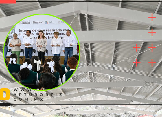 Gobernadora Margarita González Saravia inauguró la techumbre Telesecundaria en Zacatepec