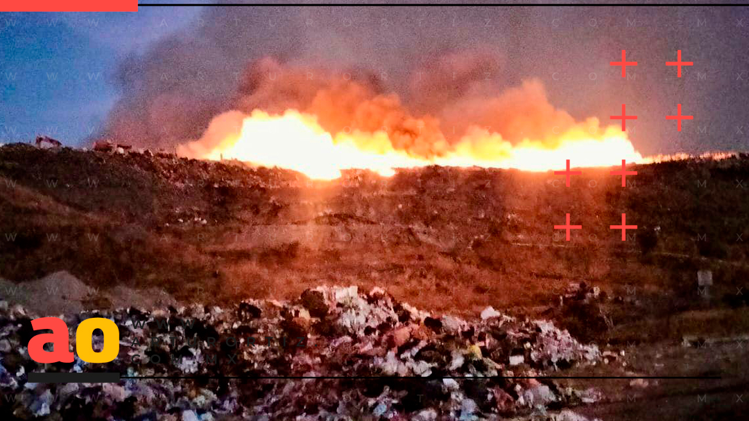FRENAN RECOLECCIÓN DE BASURA EN CUAUTLA Y ZONA ORIENTE POR INCENDIO EN LA PERSEVERANCIA