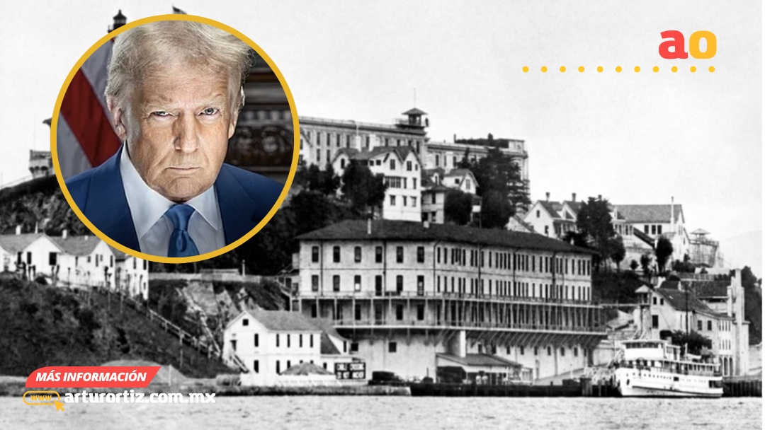 TRUMP ORDENA REABRIR LA PRISIÓN DE ALCATRAZ PARA ENCARCELAR A DELINCUENTES “VIOLENTOS Y DESPIADADOS”