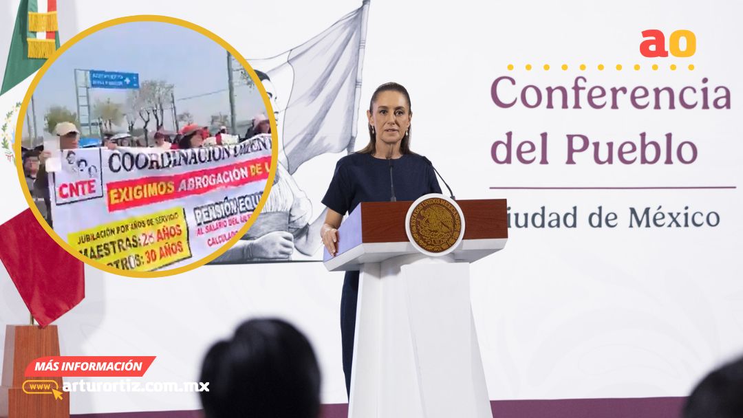 SHEINBAUM CANCELA REUNIÓN CON LA CNTE: “EL DIÁLOGO SIGUE, PERO NO CONMIGO”