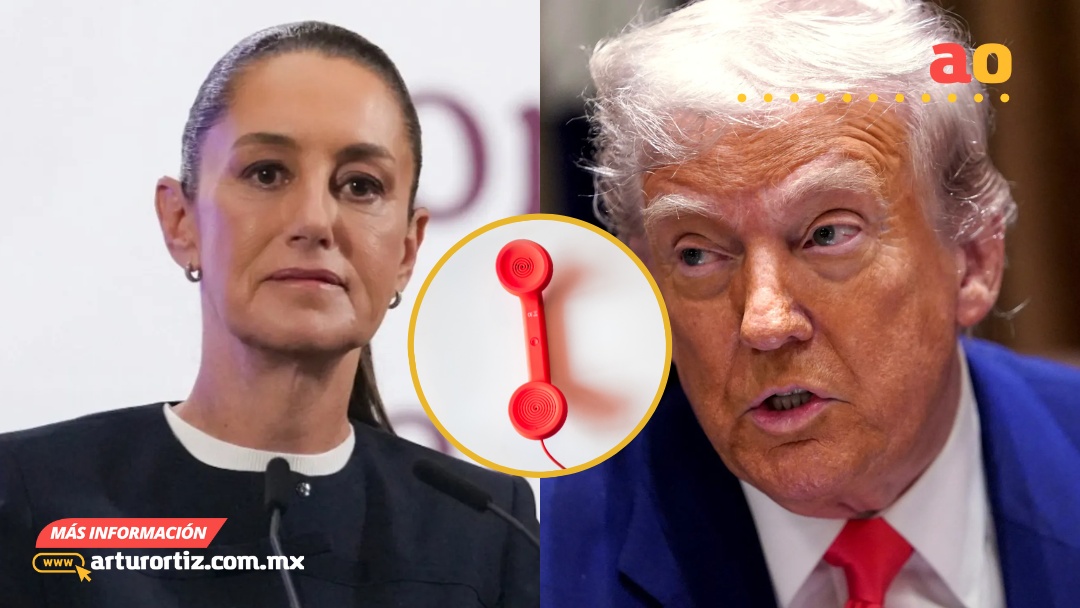 SHEINBAUM Y TRUMP SOSTIENEN LLAMADA “MUY POSITIVA” Y ACUERDAN AVANZAR EN TEMAS ECONÓMICOS