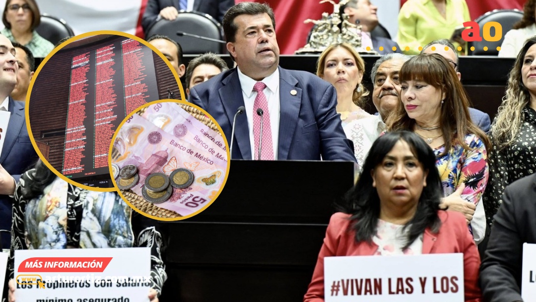 CÁMARA DE DIPUTADOS APRUEBA REFORMAS PARA GARANTIZAR SALARIO MÍNIMO Y PROTEGER PROPINAS