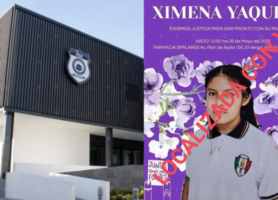 Ximena Yaquelin desapareció por voluntad propia