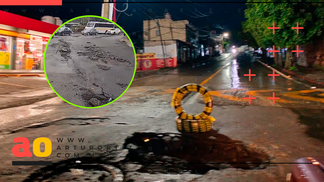 CIERRE TOTAL EN AVENIDA UNIVERSIDAD TRAS DAÑOS POR LLUVIAS EN CUERNAVACA