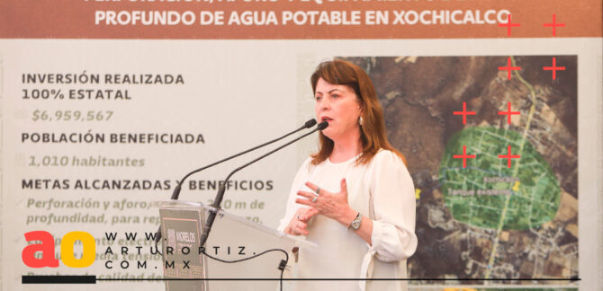 Gobernadora entrega pozo de agua en Xochicalco Miacatlán