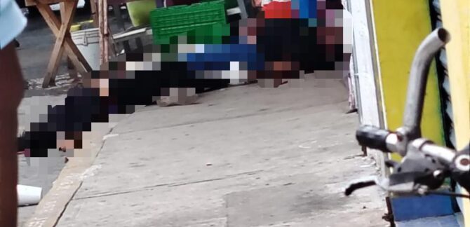 Tres mujeres fueron privadas de la vida en un mercado en Tetelcingo, municipio de Cuautla.