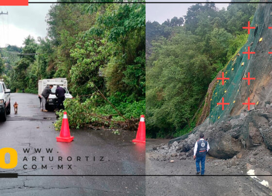 Nuevo deslave en carretera Hueyapan-Tetela del Volcán