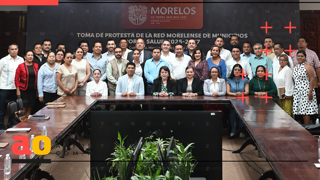 GOBERNADORA TOMA PROTESTA A LA RED MORELENSE DE MUNICIPIOS POR LA SALUD 2025–2027