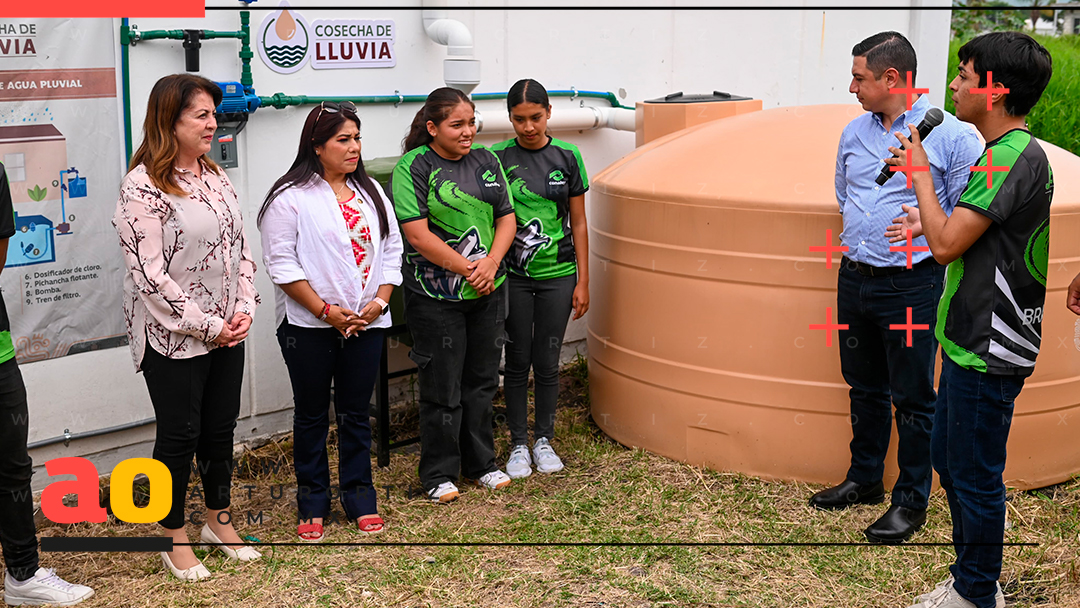 MORELOS AMPLÍA EL PROGRAMA COSECHA DE LLUVIA A SEIS ESCUELAS MÁS