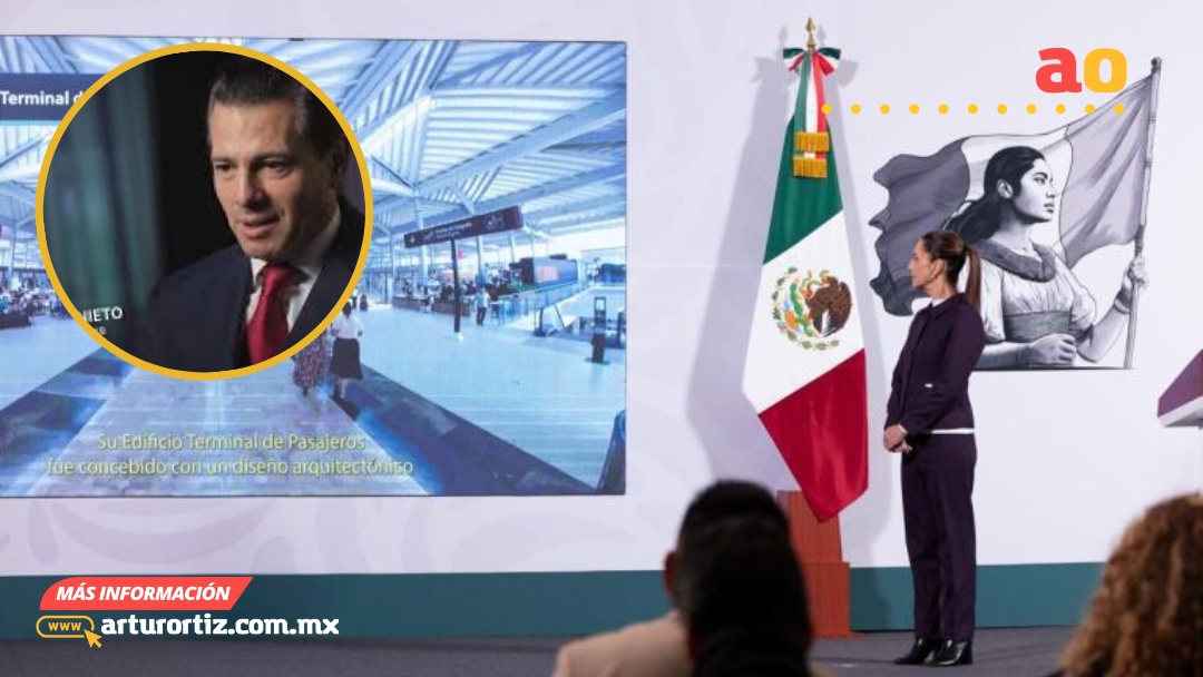 PEÑA NIETO REAPARECE EN DOCUMENTAL SOBRE EL NAIM; SHEINBAUM RESPONDE