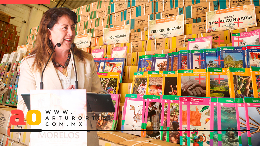 INICIA DISTRIBUCIÓN DE LIBROS DE TEXTO GRATUITOS EN MORELOS PARA EL CICLO 2025-2026