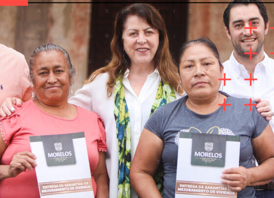 Entrega gobernadora garantías de mejoramiento de viviendas en Tlayacapan