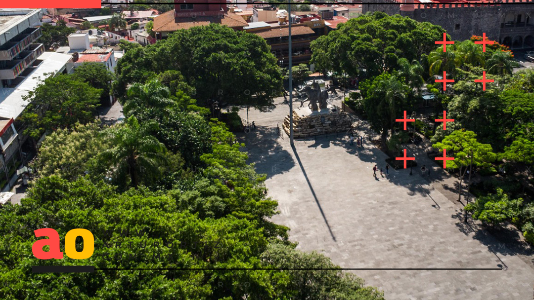 INICIAN LABORES DE SANEAMIENTO DE ÁRBOLES EN LA PLAZA DE ARMAS DE CUERNAVACA