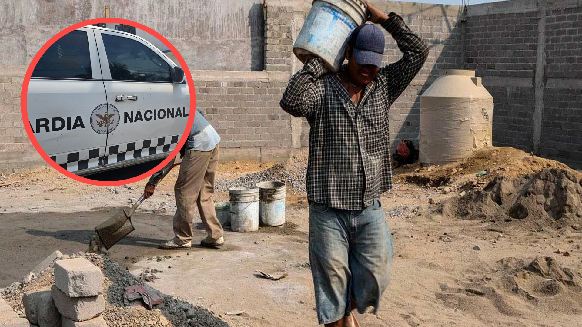 BUSCAN ALBAÑILES PARA TRABAJAR EN LA CONSTRUCCIÓN DEL CUARTEL DE LA GUARDIA NACIONAL EN JANTETELCO