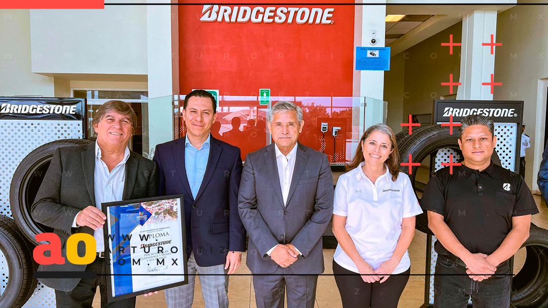 URIÓSTEGUI RECONOCE A BRIDGESTONE POR 45 AÑOS DE TRAYECTORIA EN CUERNAVACA