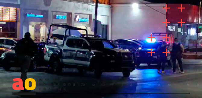 Hombre herido bala Avenida Morelos Cuernavaca