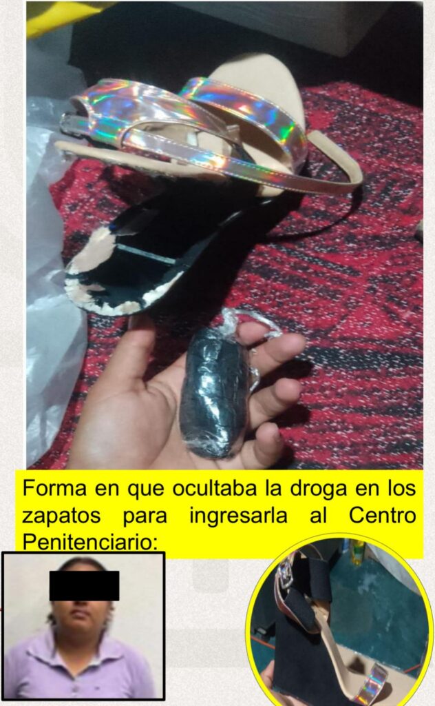 Mujer ingresaba droga al penal de Cuautla cuando visitaba a su hermano que se encuentra detenido.