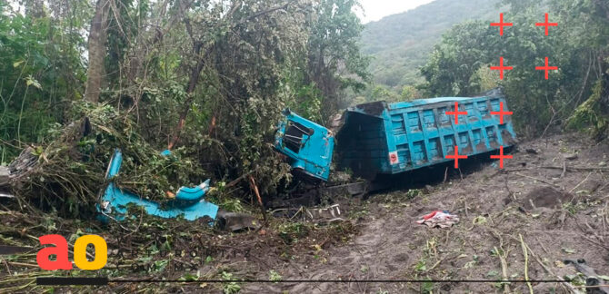 Accidente cañón de Lobos Yautepec