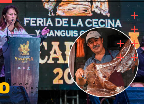 Gobernadora inaugura Feria de la Cecina de Yecapixtla 2025