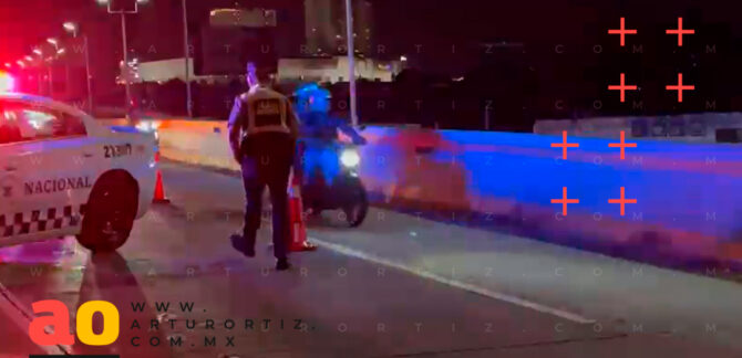 Muere motociclista atropellado Paso Exprés Cuernavaca