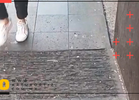 Rayado piso Centro Histórico Cuernavaca